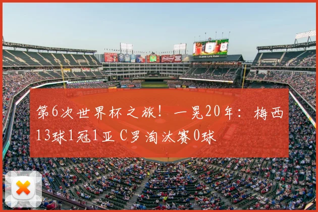 第6次世界杯之旅!一晃20年:梅西13球1冠1亚 C罗淘汰赛0球